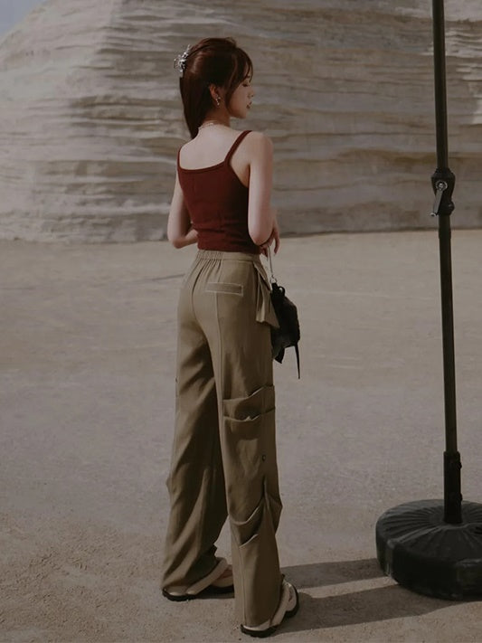 Knitted Camisole & Short Cardigan Set-up
