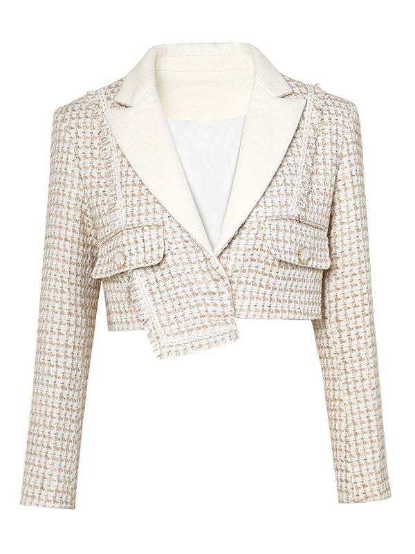Tweed Short Jacket & Skirt