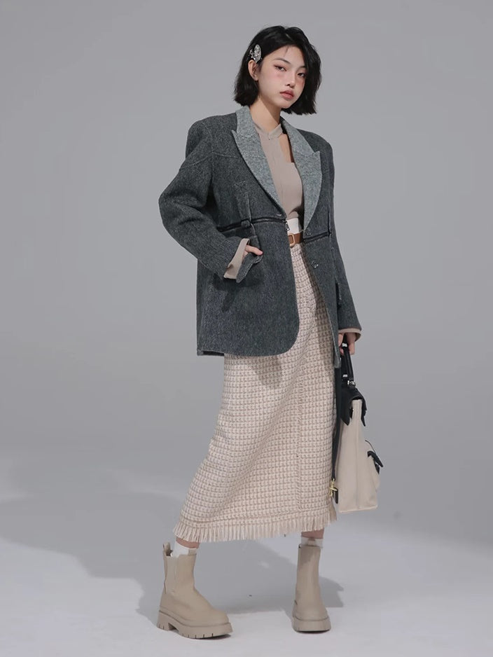 Double-faced Woolen Coat