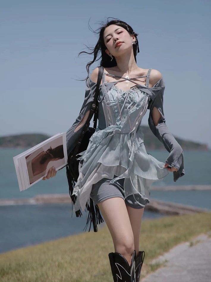 Heavy Industry Symphony Dress & Removable Sunscreen