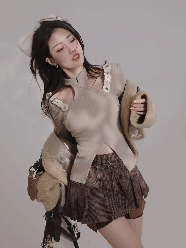 Hollow Knitted Top