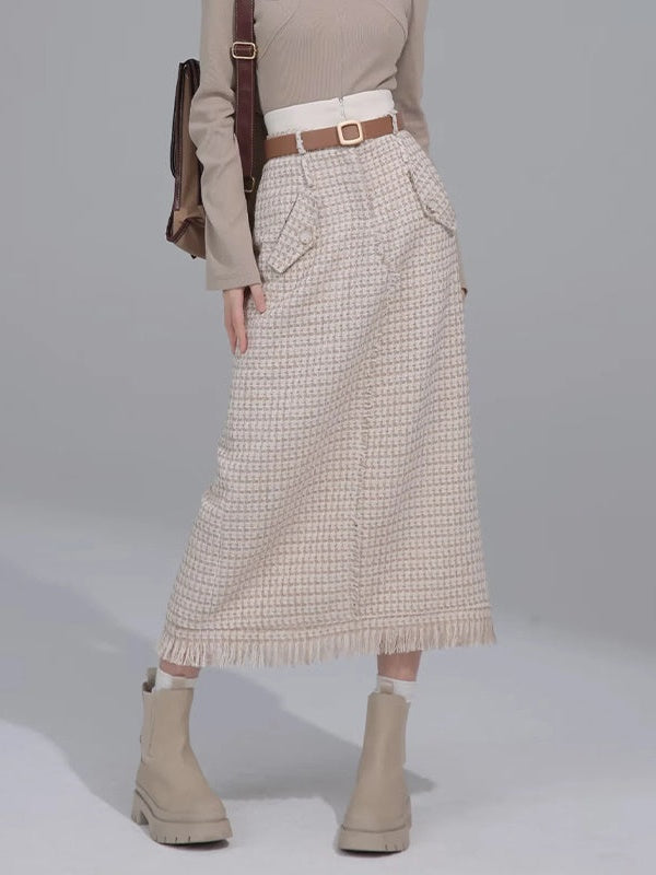 Tweed Short Jacket & Skirt