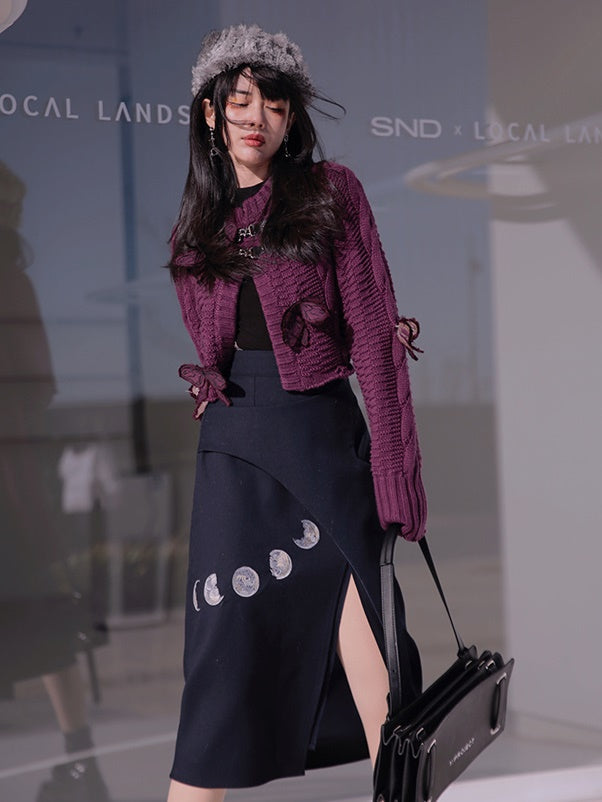 Butterfly Embroidery Cardigan Jacket