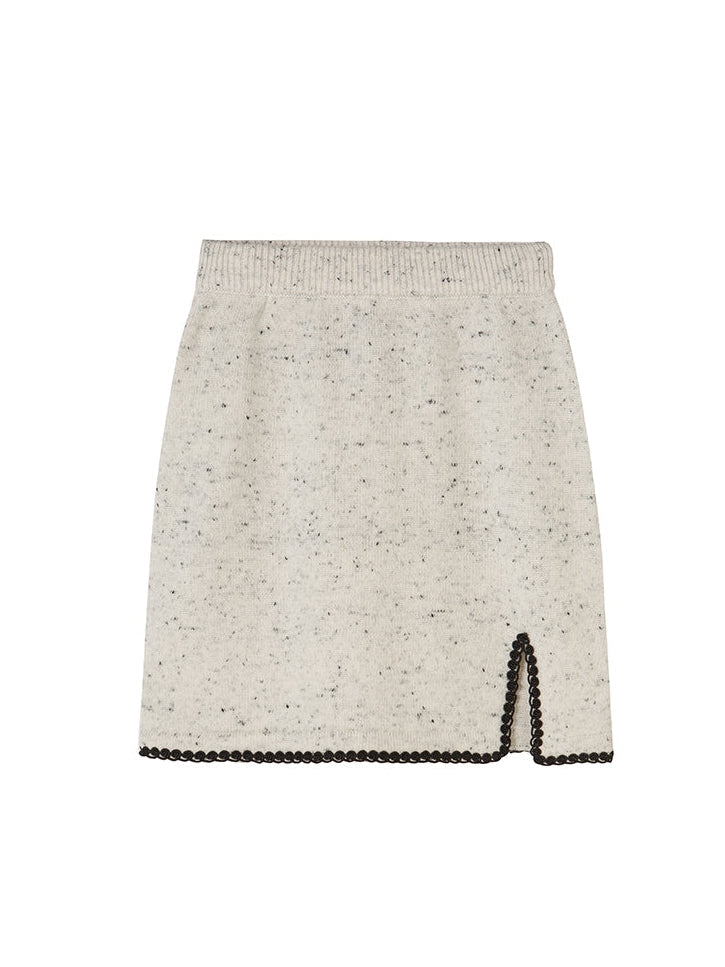 Fragrance Knitting Cardigan Jacket & Skirt