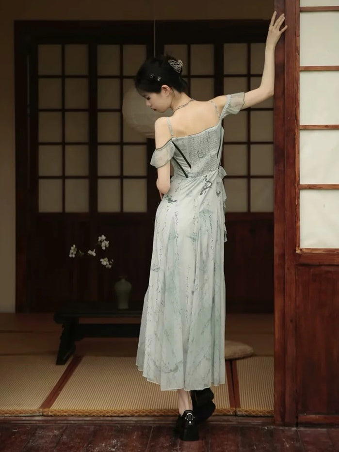 Chinese Fairy Printed Dress