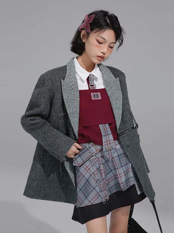 Double-faced Woolen Coat