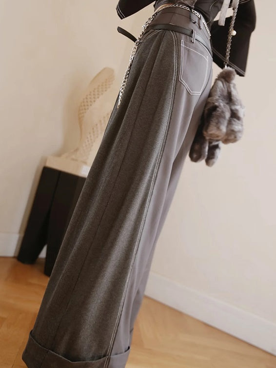 High Waist Wide Leg Pants