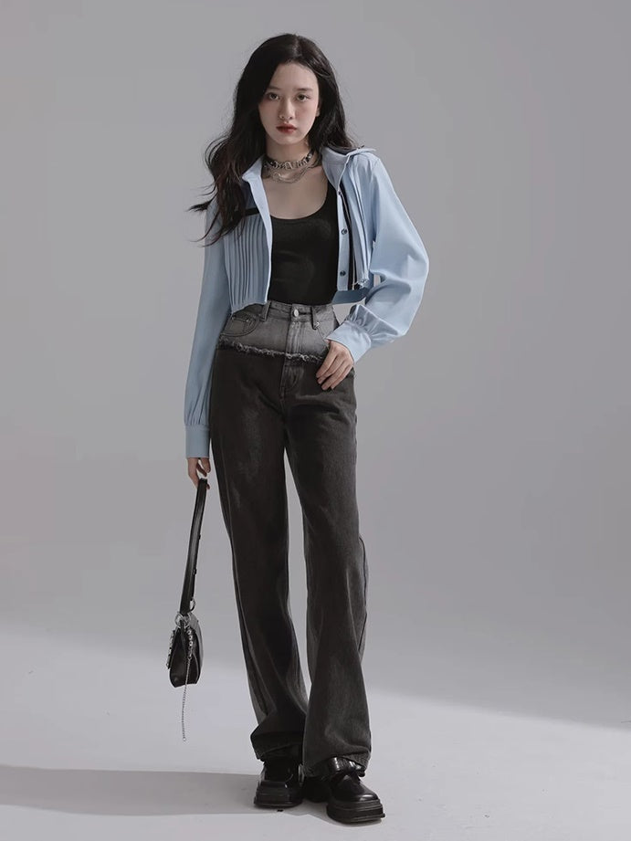All-in-one Tops & Short Shirts Set
