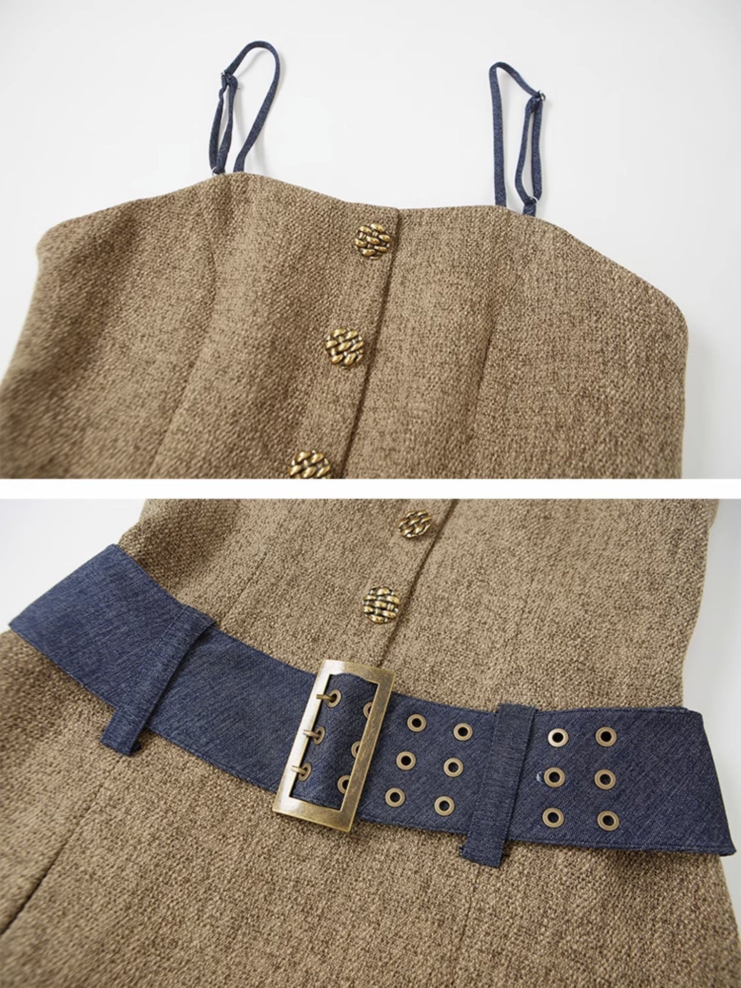 Chic Tweed Short Jacket & Slip Skirt