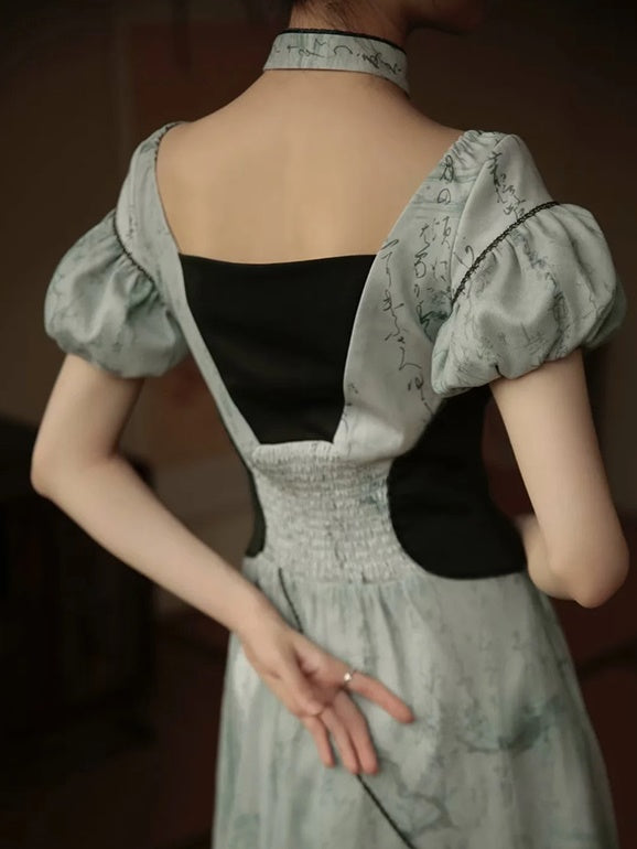 Chinese Fairy Printed Dress