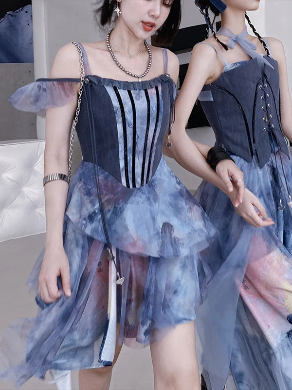 Oil Painting Palace Dress