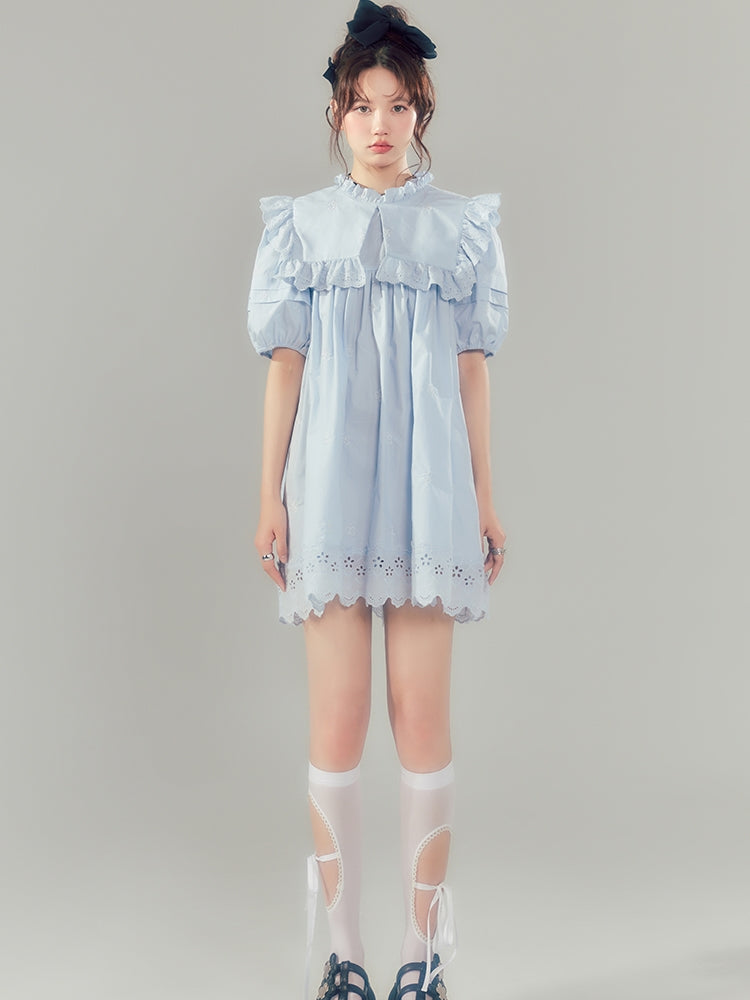 Classical Frill Girly Lace One-piece