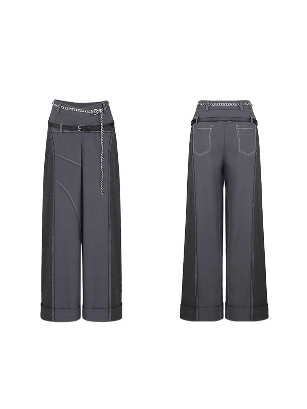 High Waist Wide Leg Pants