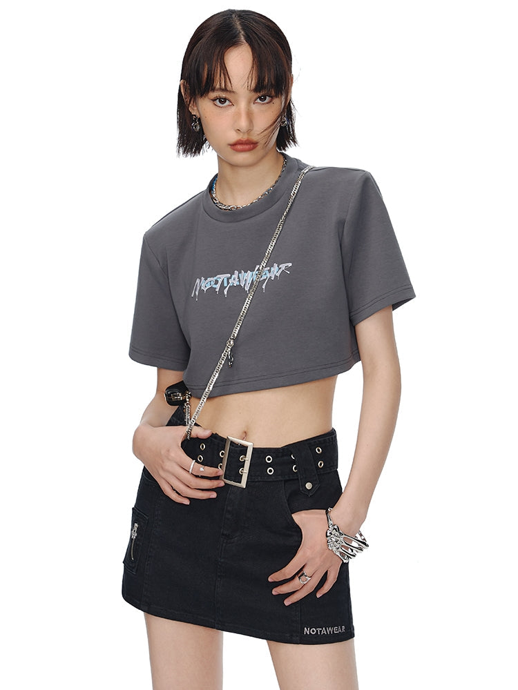 Denim Anti-glare Skirt
