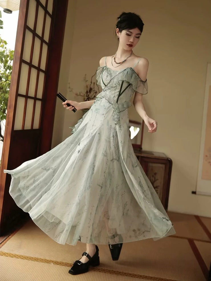 Chinese Fairy Printed Dress