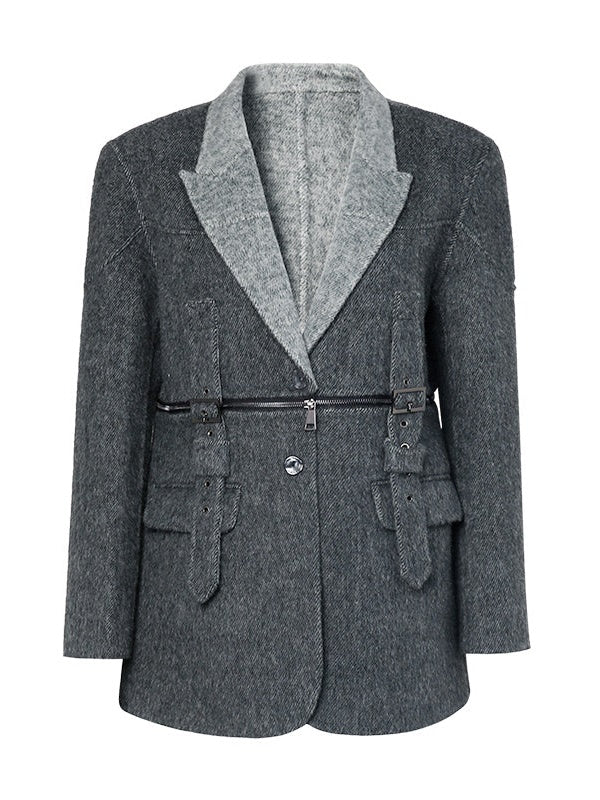 Double-faced Woolen Coat