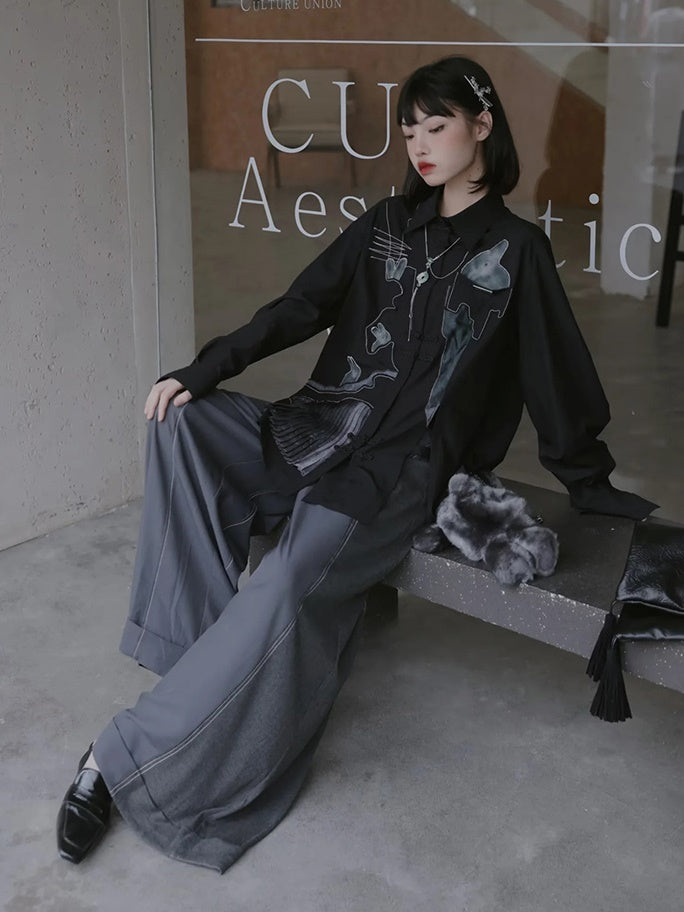 High Waist Wide Leg Pants