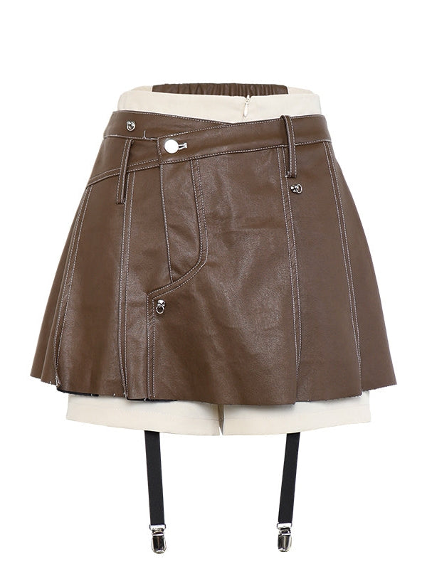British Style Suit Jacket & Shirt & Culottes