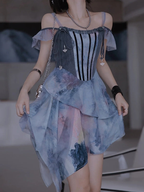 Oil Painting Palace Dress