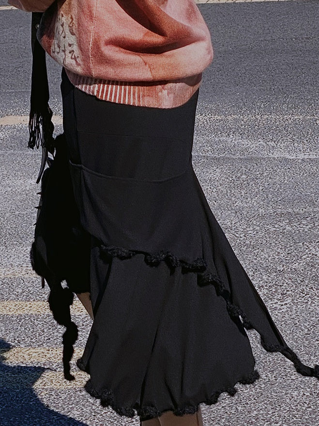 Elegant Slim Slit Fishtail Skirt