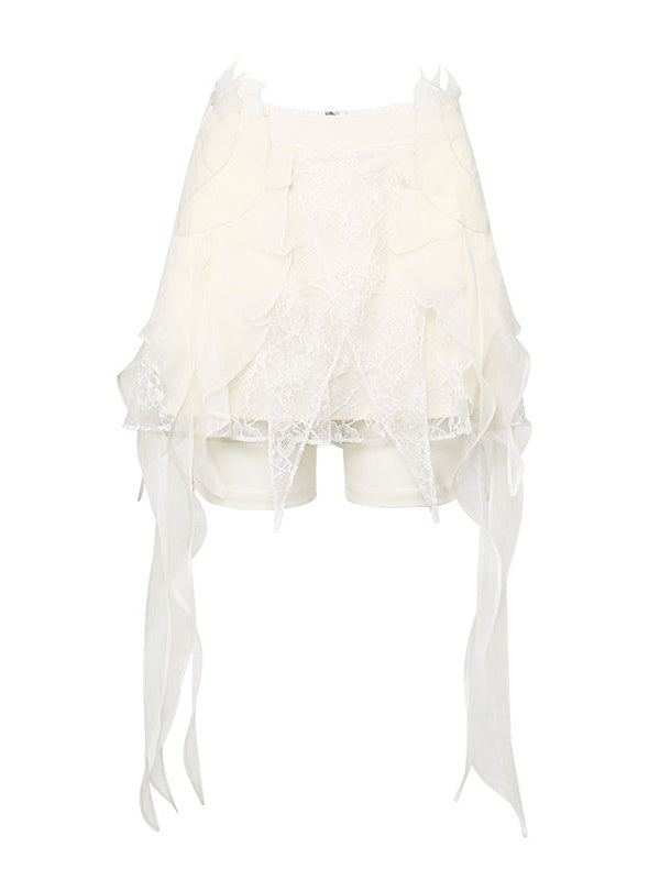Chinese Style Two-piece Top & Jacquard Skirt