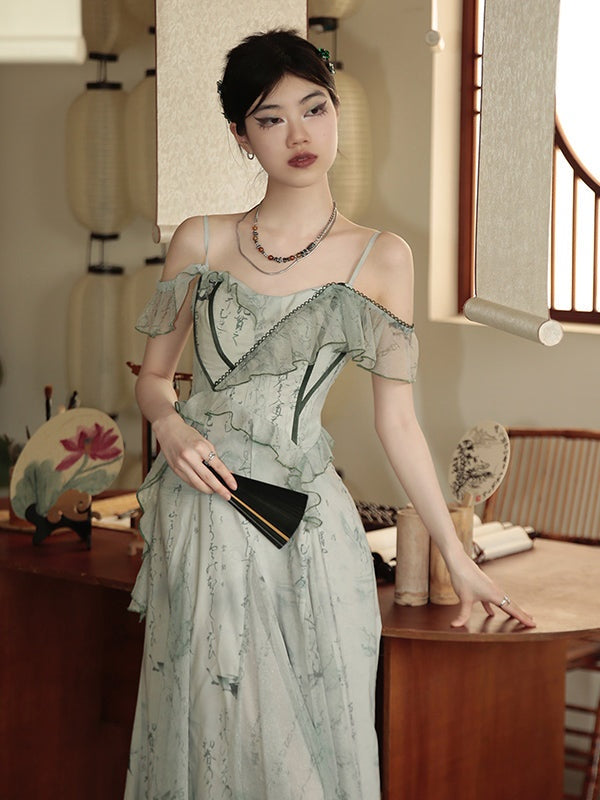 Chinese Fairy Printed Dress
