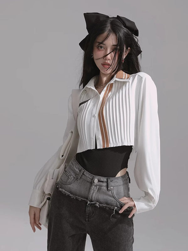 All-in-one Tops & Short Shirts Set