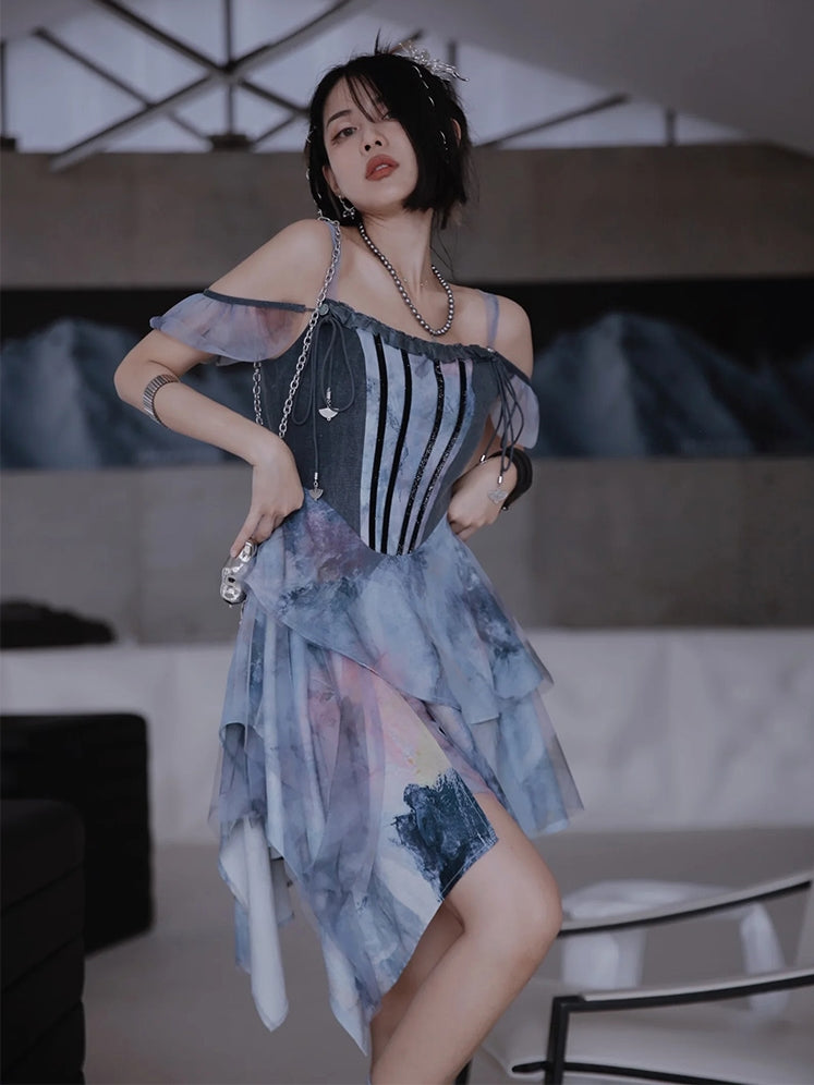 Oil Painting Palace Dress