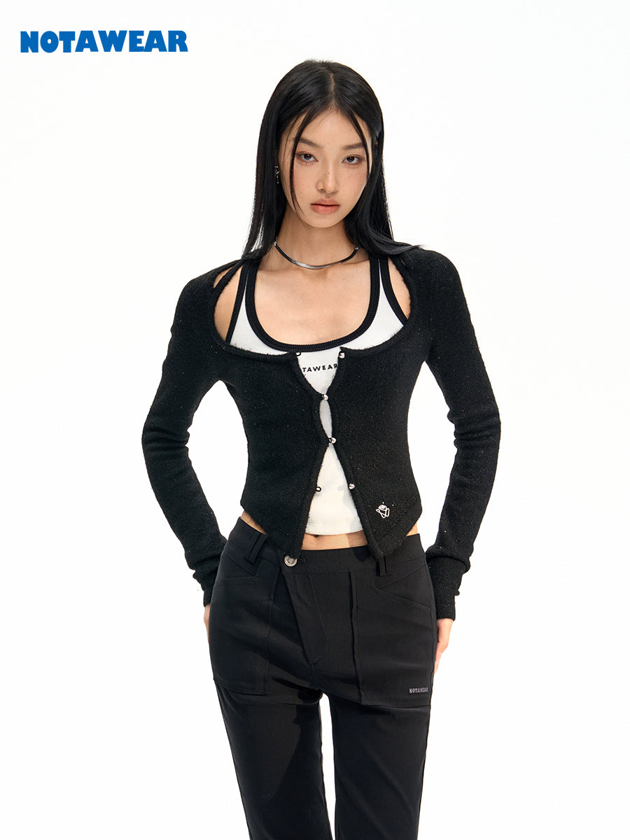 Nichi Tight Cropped Sex Casual Knit