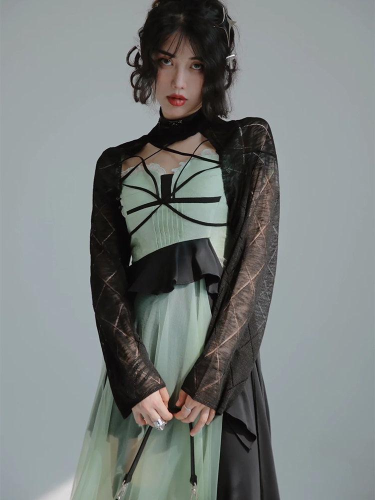 See-through Fairy Nichi Back-open One-piece