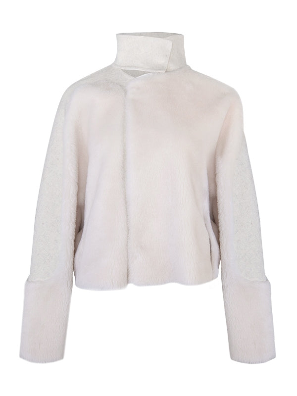 Boa Warm Fluffy Stand-collar Jacket