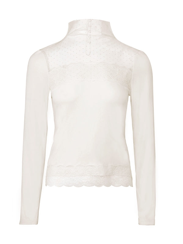 Lace Sheer Feminine Sweet Knit