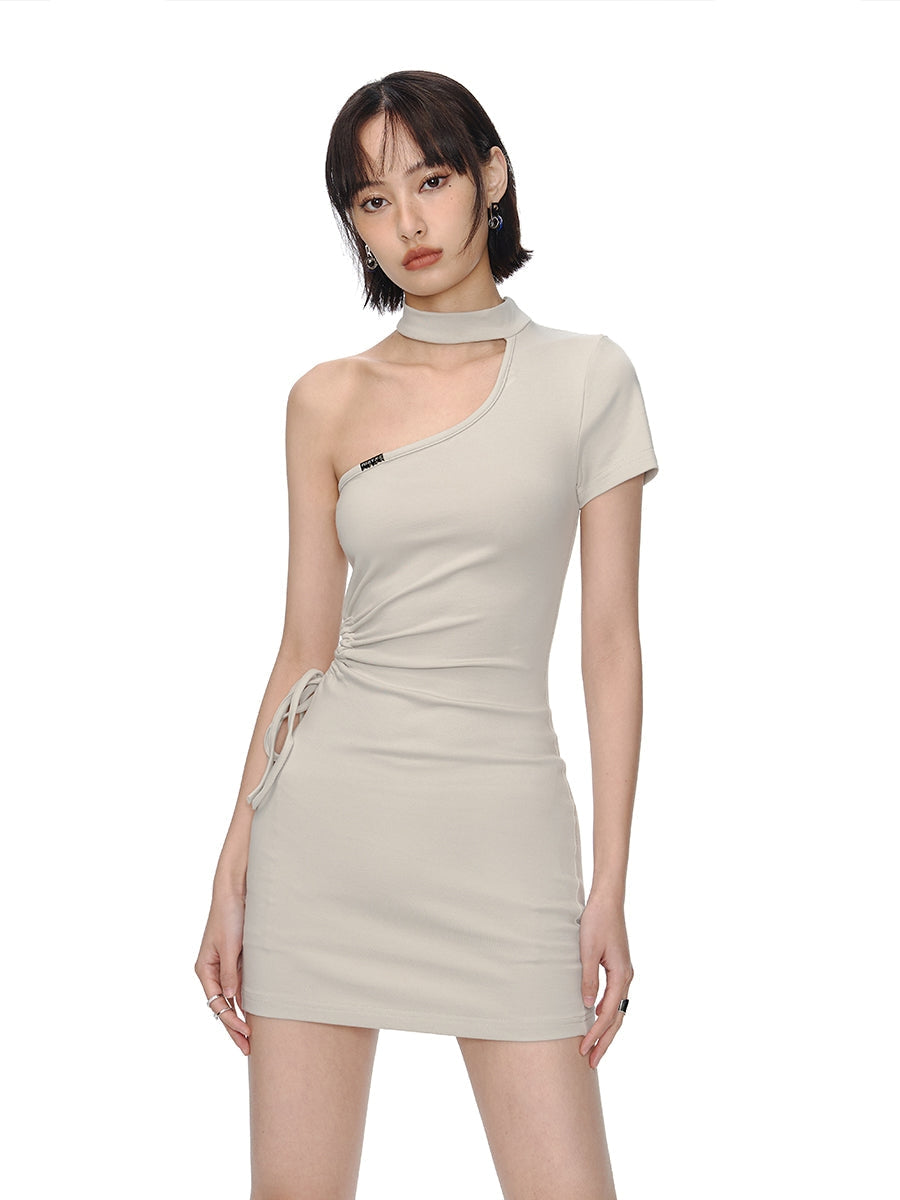 High Elastic Bag Hip Dress