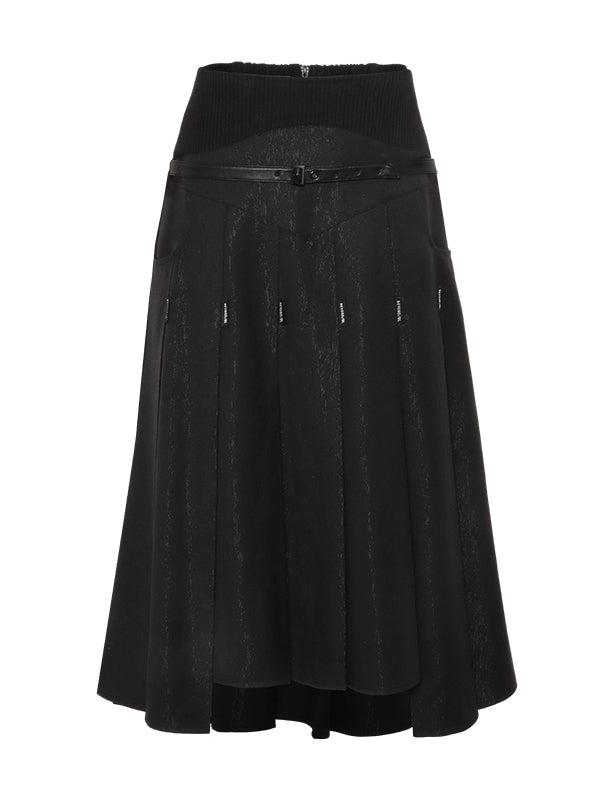 Classy Modest Pleats Skirt