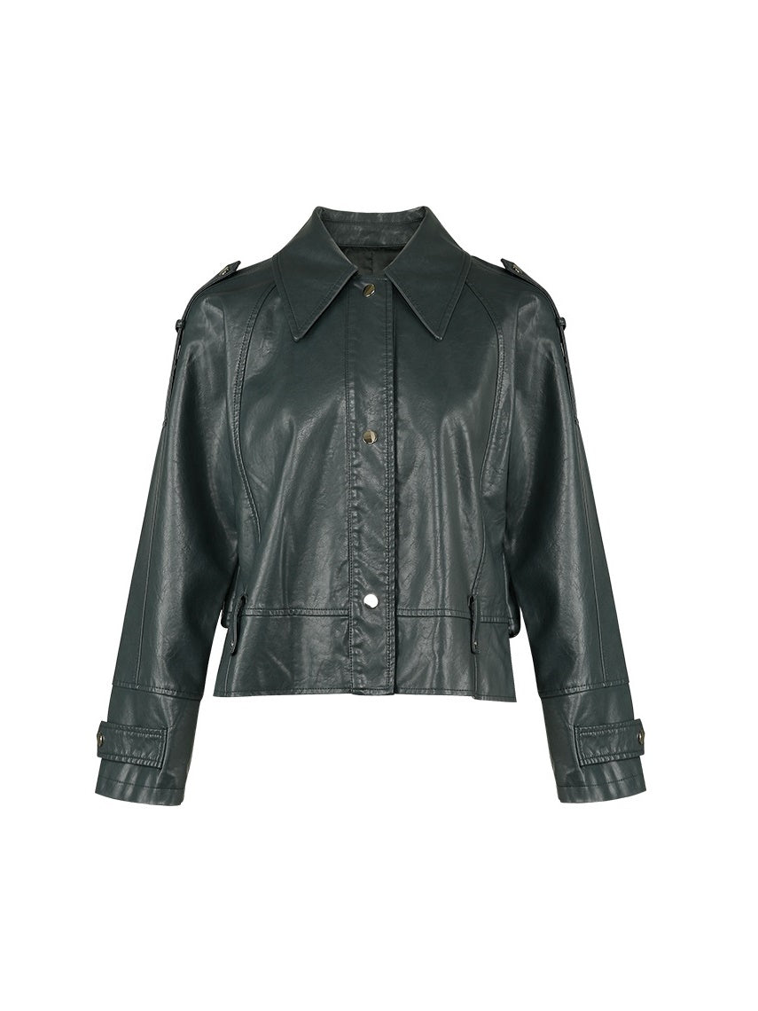 Retro Vintage Smart Leather-Jacket