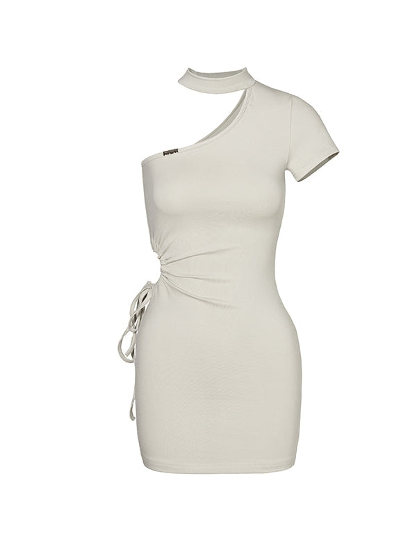 High Elastic Bag Hip Dress