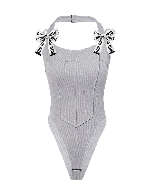 Halter-neck Nichi Ribbon Body-Suit