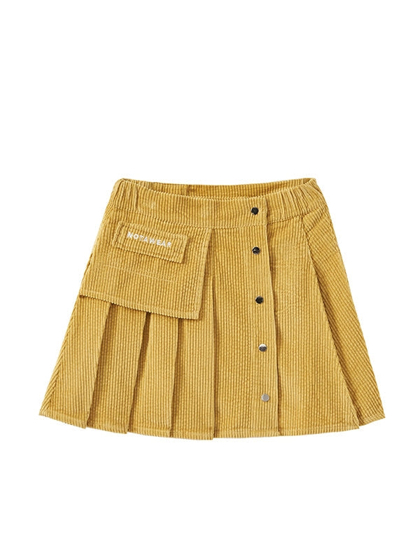 Corduroy Short Skirt Culottes