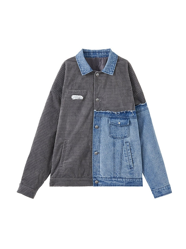 Denim Stitching Jacket