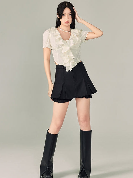 Multi-Layered Ruffle T-Shirt