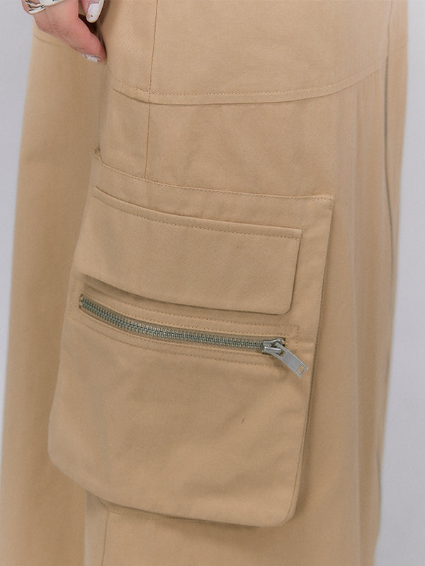 Trench Long Cichi Pocket Zipper Skirt