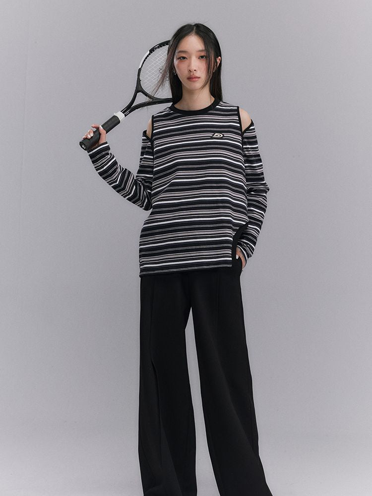 Shoulder-cut Border Asymmetry Cutsew