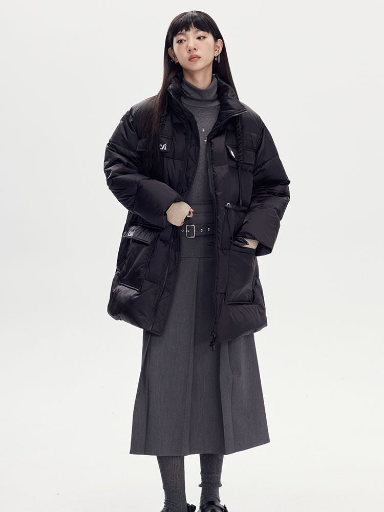 Stand-collar Casual Warm Down-Coat