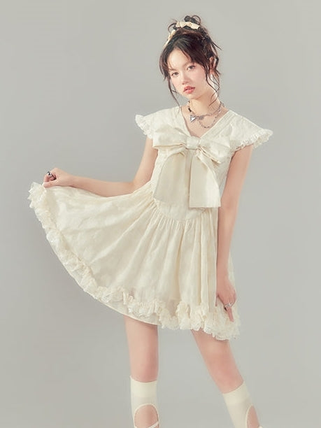 Doll Collar Sleeveless Dress