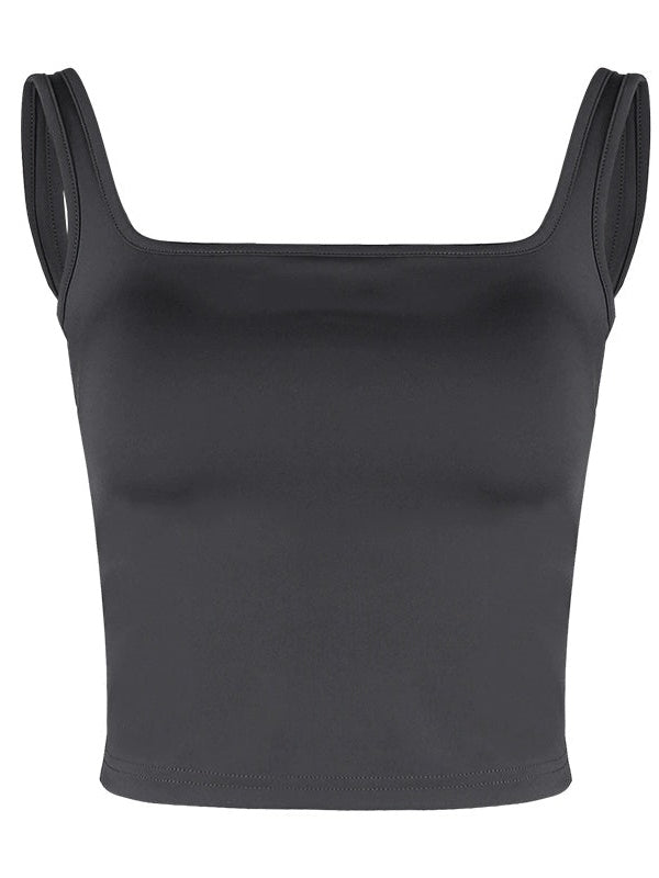 Stretch Slim Square Neck Camisole