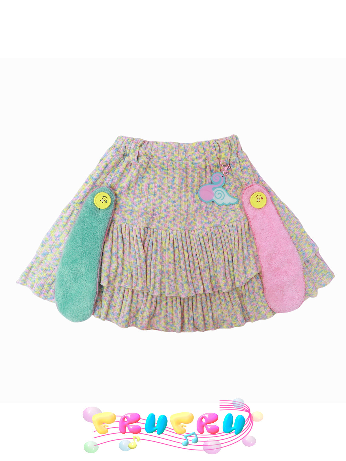 Knitted Color Cute Short Skirt