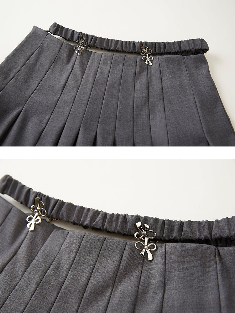 High Waist Butterfly Skirt