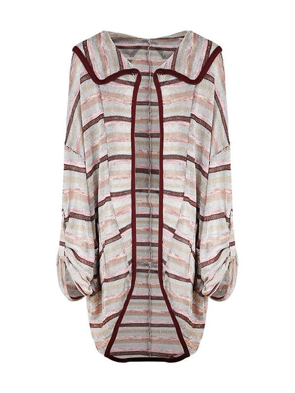 Loose Border Long Cardigan