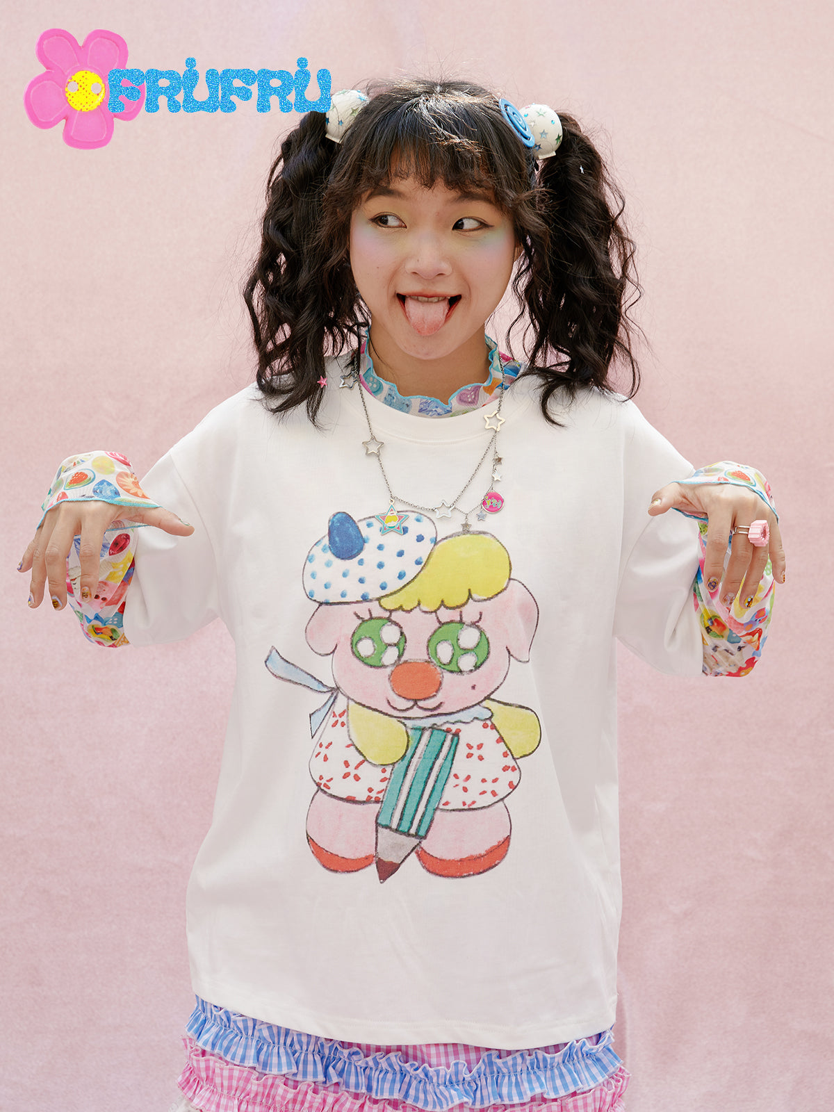 Cartoon Cotton Short-sleeved T-shirt