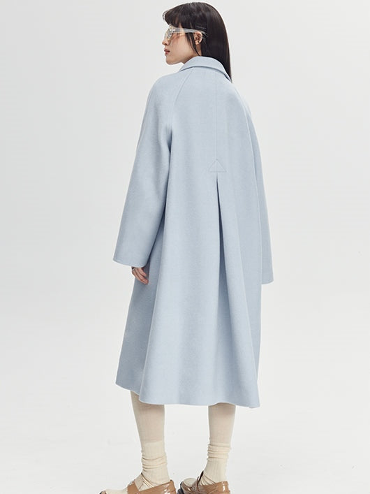 Fluffy Contrasting Pocket Coat